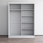 Armoire Aria 2 portes au fini lustré moderne