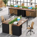 Bureau d'ordinateur Lantine avec 5 tiroirs, bureau moderne et simple de 119 cm pour la maison, le bureau et l'étude, idéal pour les petits espaces
