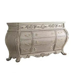 Commode finition blanc antique