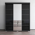 Armoire Aria moderne à 3 portes avec miroir