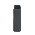 Jardinière Métallique Haute pour Plantes d'Extérieur, 38 po L x 10 po l x 30 po H, Longue et Haute Jardinière en Métal - 38x30x10