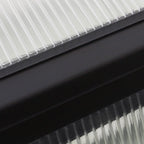 Serre de jardin aluminium VEIKOUS avec évent de toit réglable et porte verrouillable Grise