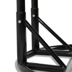 LeisureMod Fauteuil suspendu œuf 2 places avec support - Balançoire / hamac de patio en rotin osier pour extérieur/intérieur avec coussins