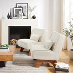 Lot de 2 fauteuils d'appoint en polyester Art Leon