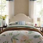 Tête de lit capitonnée en tissu réglable Grand lit/Très grand lit