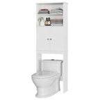 Meuble de rangement à suspendre au-dessus des toilettes Futzca avec porte