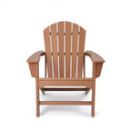 Lot de 4 chaises Adirondack en résine plastique - EDYO LIVING