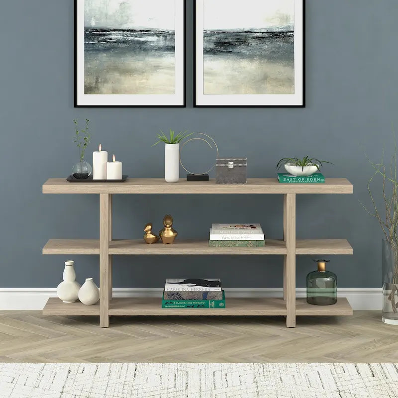 Table console rectangulaire large Acosta 64