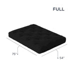 Matelas de futon Loosh Home en mousse à mémoire de forme 10 Gel, taille double