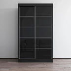 Armoire Aria 2 portes au fini lustré moderne