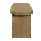 Banc de salle à manger en pin de style campagnard Chaeryeong de Christopher Knight Home avec coins arrondis