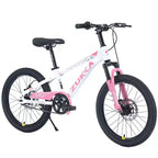 Vélos, vélo de route hybride de 20 pouces pour enfants de 7 à 10 ans, vélo de ville en acier, vélo de plage, de route ou de ville à une vitesse pour garçons et filles