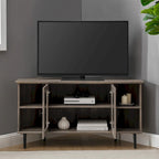 Meuble TV d'angle Middlebrook avec porte vitrée de 48 pouces