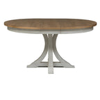 Ensemble de 5 pièces de table sur pied blanc antique « Farmhouse Reimagined »