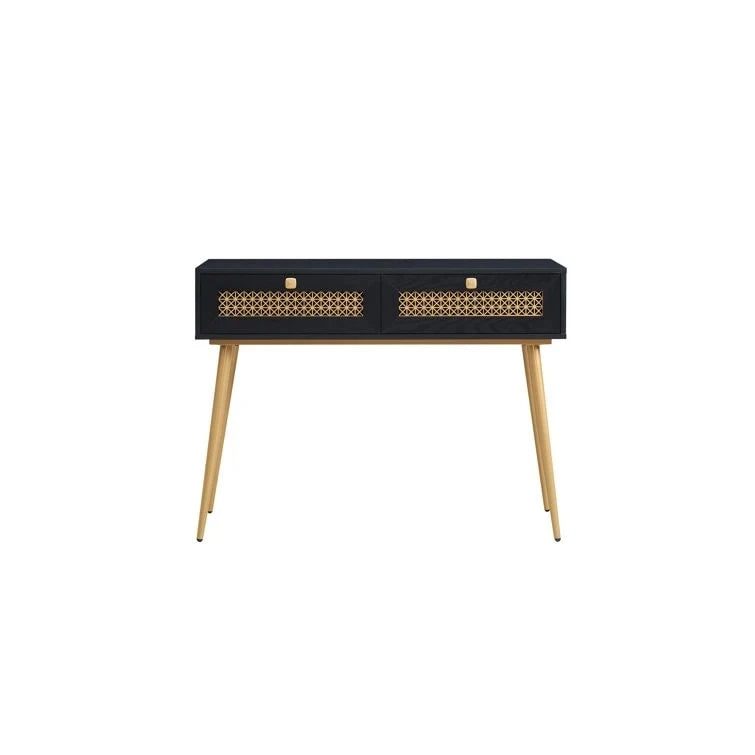 Console d'entrée à 2 tiroirs en bois de 41,9 po