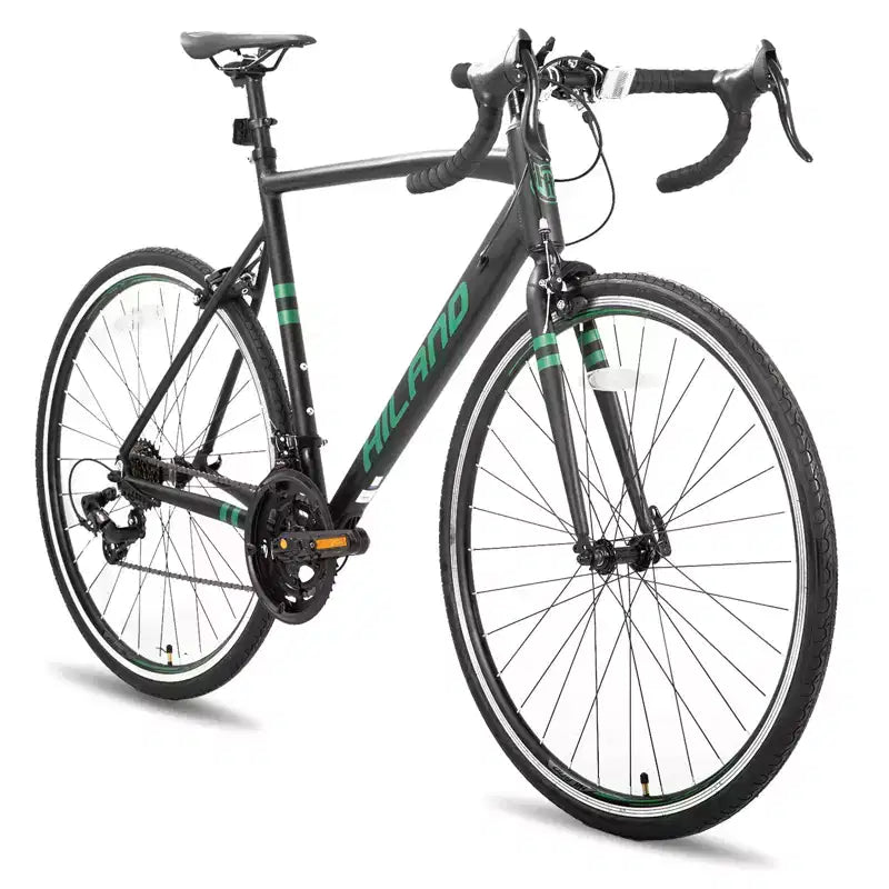 HILAND Vélo de Route 700C, Vélo de Course 14 Vitesses, Vélo de Ville pour Hommes et Femmes