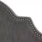 Tête de lit capitonnée en tissu réglable Grand lit/Très grand lit