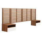 Tête de lit King size murale et tables de chevet modernes de Render