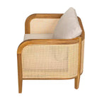 Christopher Knight Home Maciej Ensemble de 3 pièces d'extérieur en bois d'acacia rustique et rotin