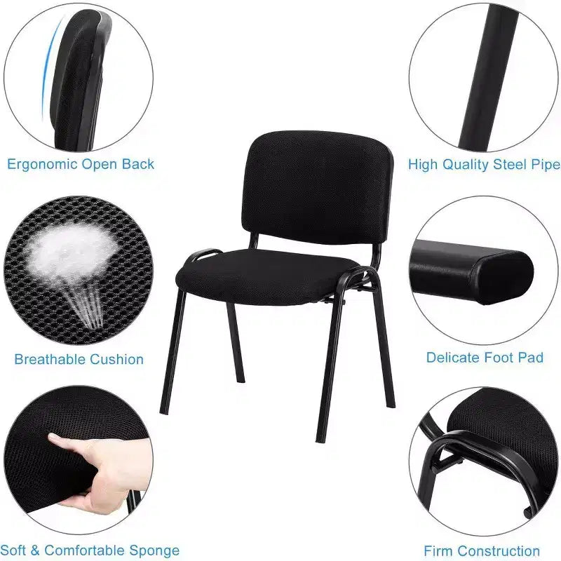 Lot de 5 chaises en maille Karl Home pour église et salle de conférence