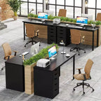 Bureau d'ordinateur Lantine avec 5 tiroirs, bureau moderne et simple de 119 cm pour la maison, le bureau et l'étude, idéal pour les petits espaces