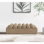 Meridian Furniture, Banc Rumble en cuir végétalien