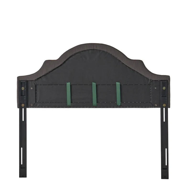 Tête de lit capitonnée en tissu réglable Grand lit/Très grand lit