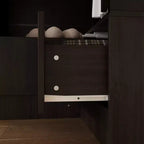 Hitow Armoire Minimaliste, Armoire d'Angle, Modèles à Double Porte et Tiroirs