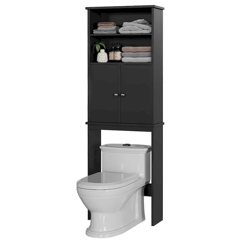Meuble de rangement à suspendre au-dessus des toilettes Futzca avec porte