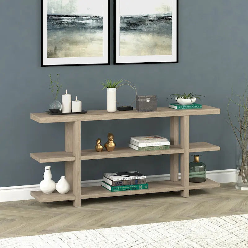 Table console rectangulaire large Acosta 64