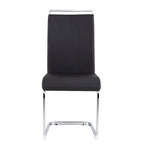 Chaises de salle à manger modernes en similicuir PU, lot de 4