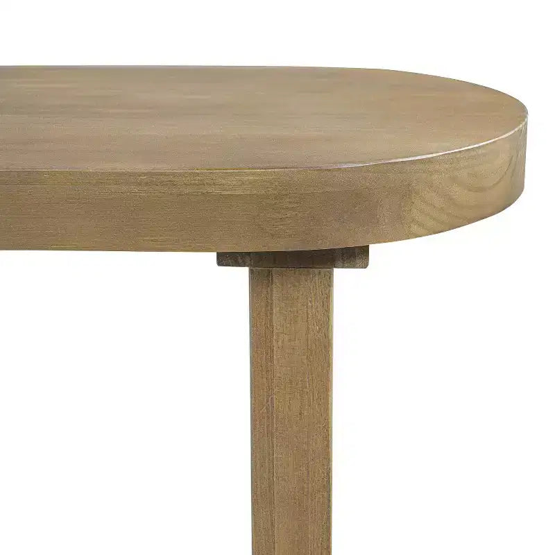 Banc de salle à manger en pin de style campagnard Chaeryeong de Christopher Knight Home avec coins arrondis