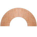 Table de banquet pliante en bois en serpentine de 1,22 m - 61 larg. x 122 prof. x 77 haut. (cm) - 61 larg. x 122 prof. x 77 haut. (cm)