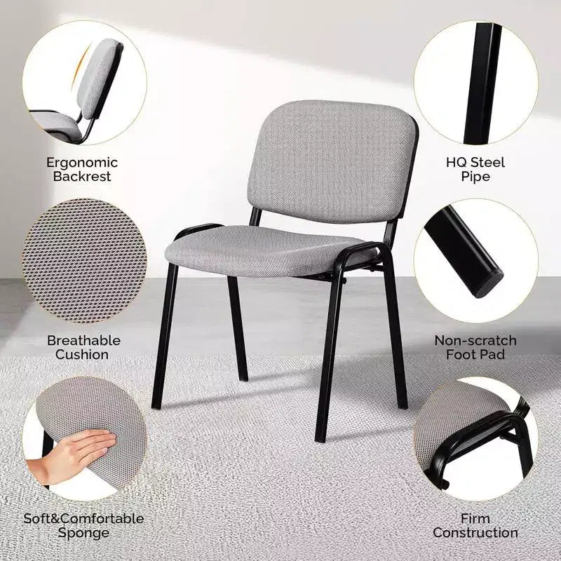 Lot de 5 chaises en maille Karl Home pour église et salle de conférence