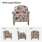 Fauteuil de salon Giampiero avec garniture cloutée (lot de 2) par HULALA HOME