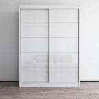 Armoire Aria 2 portes au fini lustré moderne