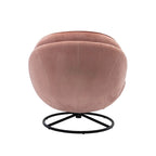 Fauteuil d'appoint avec pouf