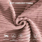 Canapé futon moderne en velours côtelé de 79 po pour petits espaces, canapé-lit convertible 5 en 1 avec accoudoirs et oreillers amovibles