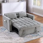 Canapé-lit convertible tufté à tiroir classique de 55 de largeur - 55L x 68P x 20H