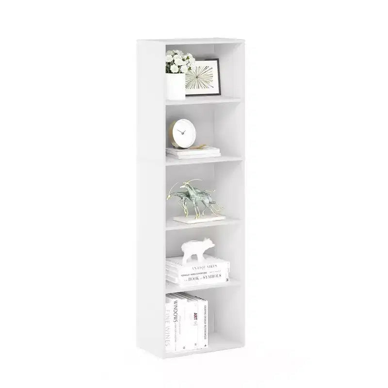 Furinno Étagère de rangement réversible 5 cubes pour livres, ouverte, horizontale ou verticale