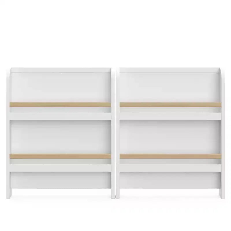 Lit bébé convertible 4-en-1 avec tiroir et étagères amovibles, base de matelas réglable