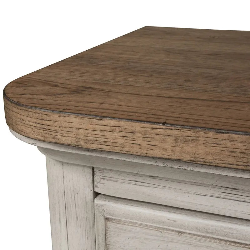 Commode 8 tiroirs Farmhouse Reimagined blanc antique