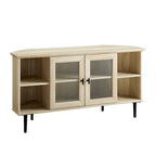 Meuble TV d'angle Middlebrook avec porte vitrée de 48 pouces