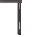 Tête de lit capitonnée en tissu réglable Grand lit/Très grand lit