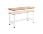 Établi robuste avec plateau en bois et hauteur réglable de 60 po