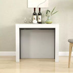 CLIHOME Table à manger extensible moderne multifonctionnelle avec prise, Table extensible peu encombrante avec rangement