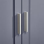 Armoire de rangement haute et large avec portes pour salle de bain/bureau