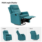 Fauteuil inclinable pivotant Esteban avec dossier capitonné (ensemble de 2) par HULALA HOME