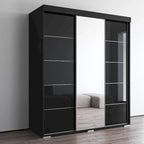Armoire Aria moderne à 3 portes avec miroir