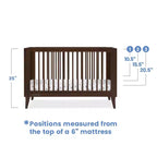 Lit de bébé convertible 4-en-1 Delta Children Ollie avec conversion en lit de jour